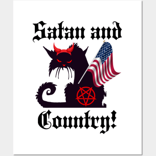 Satan and Country Posters and Art